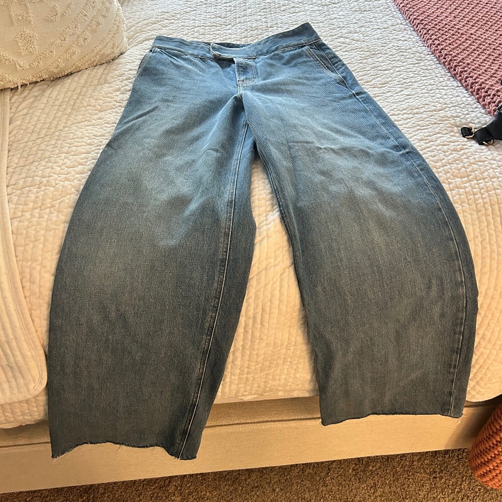 Express wide legged trouser jeans
